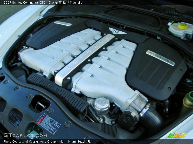  2007 Continental GTC  Engine - 6.0L Twin-Turbocharged DOHC 48V VVT W12