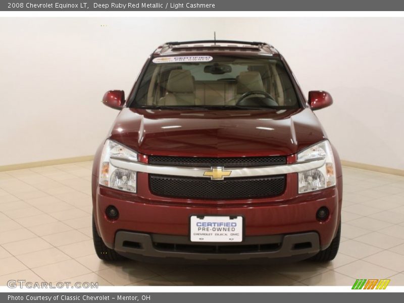 Deep Ruby Red Metallic / Light Cashmere 2008 Chevrolet Equinox LT