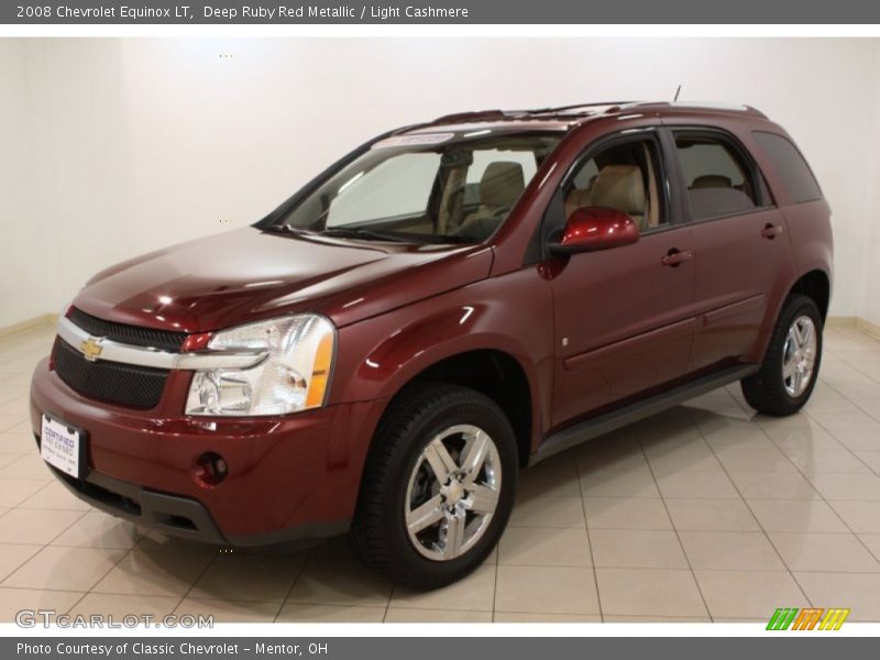 Deep Ruby Red Metallic / Light Cashmere 2008 Chevrolet Equinox LT