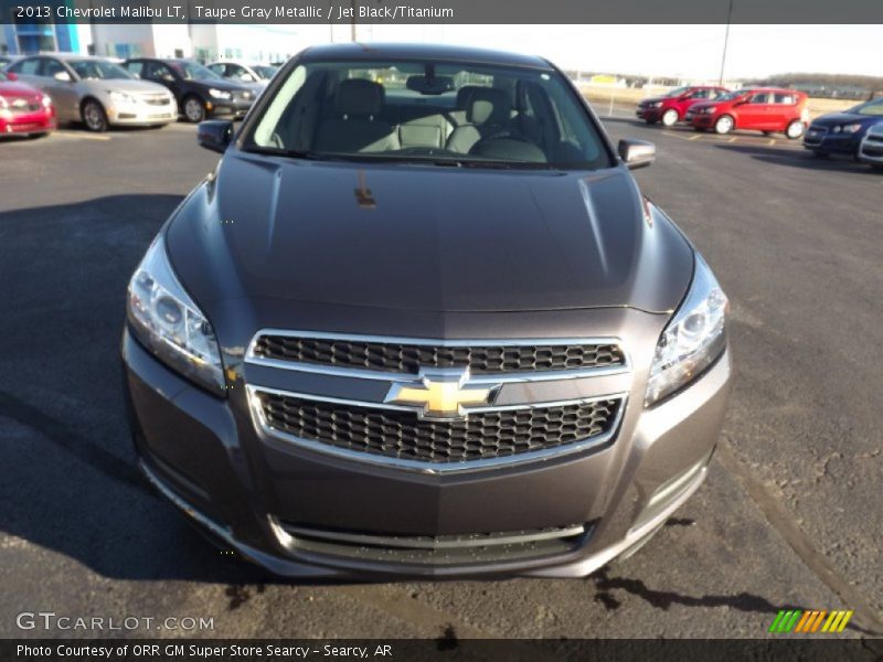 Taupe Gray Metallic / Jet Black/Titanium 2013 Chevrolet Malibu LT