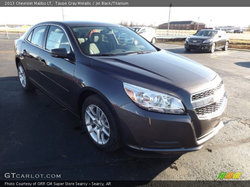 Taupe Gray Metallic / Jet Black/Titanium 2013 Chevrolet Malibu LT