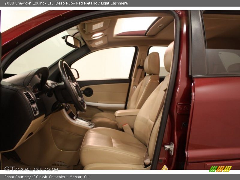 Deep Ruby Red Metallic / Light Cashmere 2008 Chevrolet Equinox LT