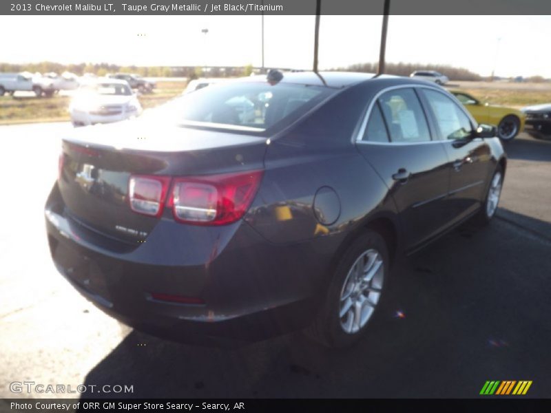 Taupe Gray Metallic / Jet Black/Titanium 2013 Chevrolet Malibu LT