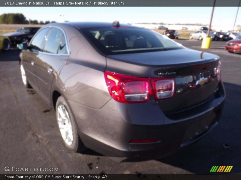 Taupe Gray Metallic / Jet Black/Titanium 2013 Chevrolet Malibu LT