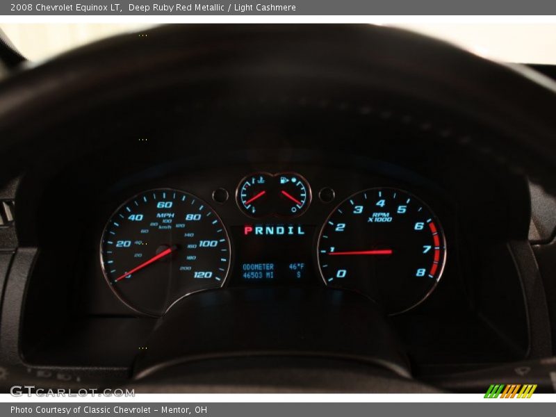 Deep Ruby Red Metallic / Light Cashmere 2008 Chevrolet Equinox LT