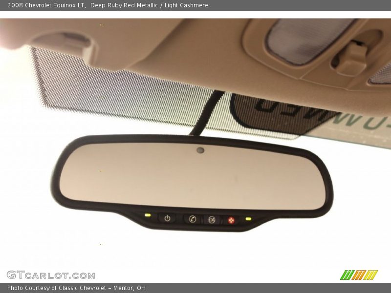 Deep Ruby Red Metallic / Light Cashmere 2008 Chevrolet Equinox LT