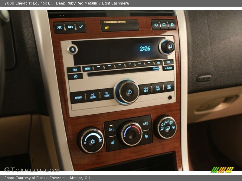 Deep Ruby Red Metallic / Light Cashmere 2008 Chevrolet Equinox LT