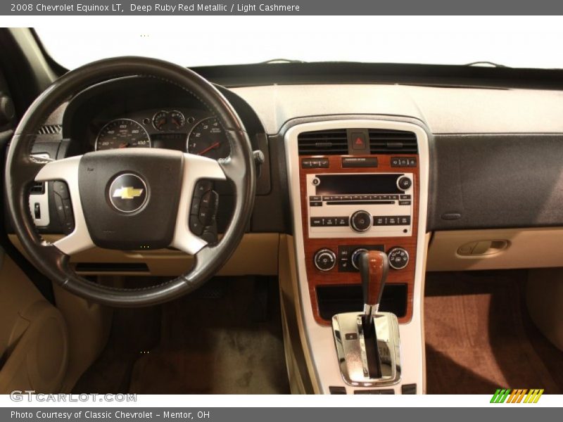 Deep Ruby Red Metallic / Light Cashmere 2008 Chevrolet Equinox LT