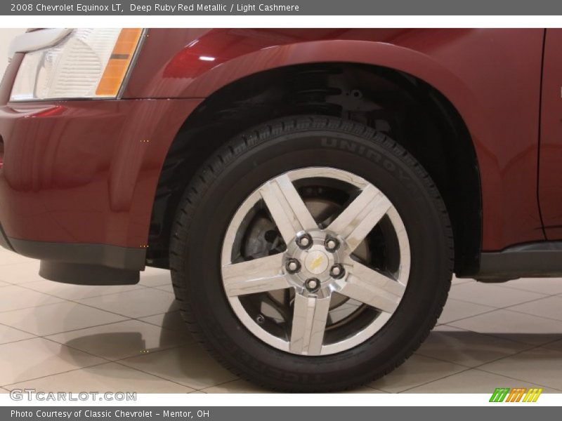 Deep Ruby Red Metallic / Light Cashmere 2008 Chevrolet Equinox LT