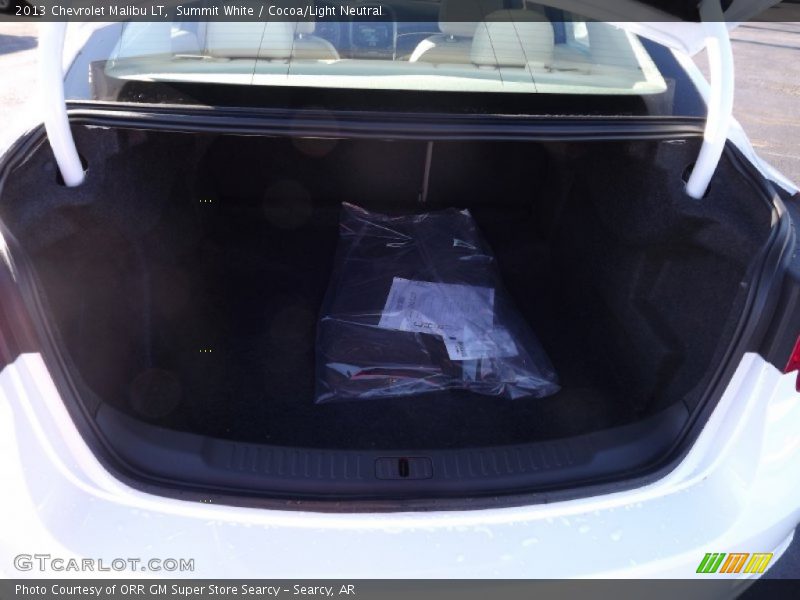 Summit White / Cocoa/Light Neutral 2013 Chevrolet Malibu LT