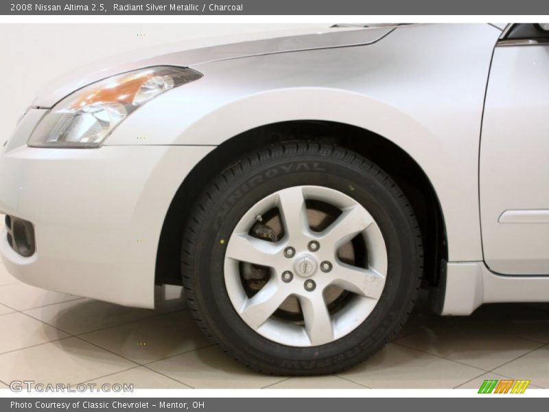 Radiant Silver Metallic / Charcoal 2008 Nissan Altima 2.5