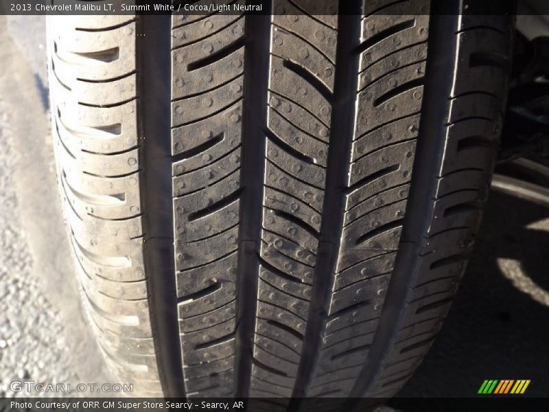 Summit White / Cocoa/Light Neutral 2013 Chevrolet Malibu LT