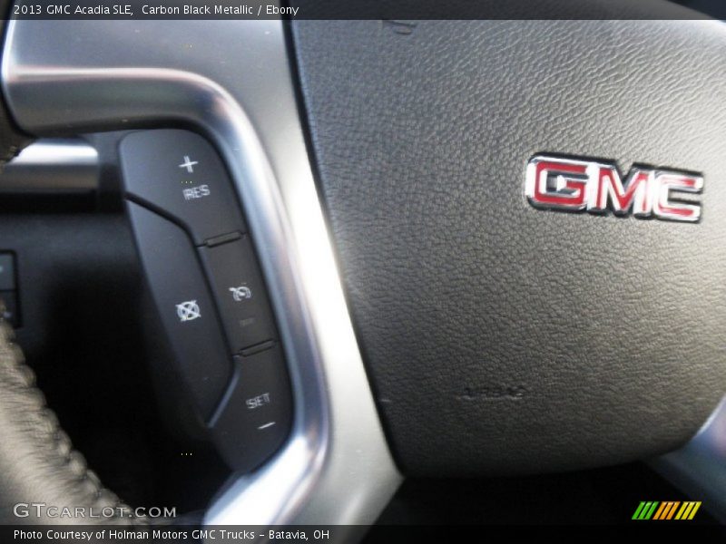 Carbon Black Metallic / Ebony 2013 GMC Acadia SLE