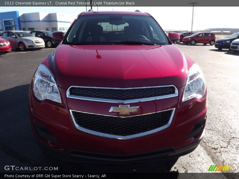 Crystal Red Tintcoat / Light Titanium/Jet Black 2013 Chevrolet Equinox LT