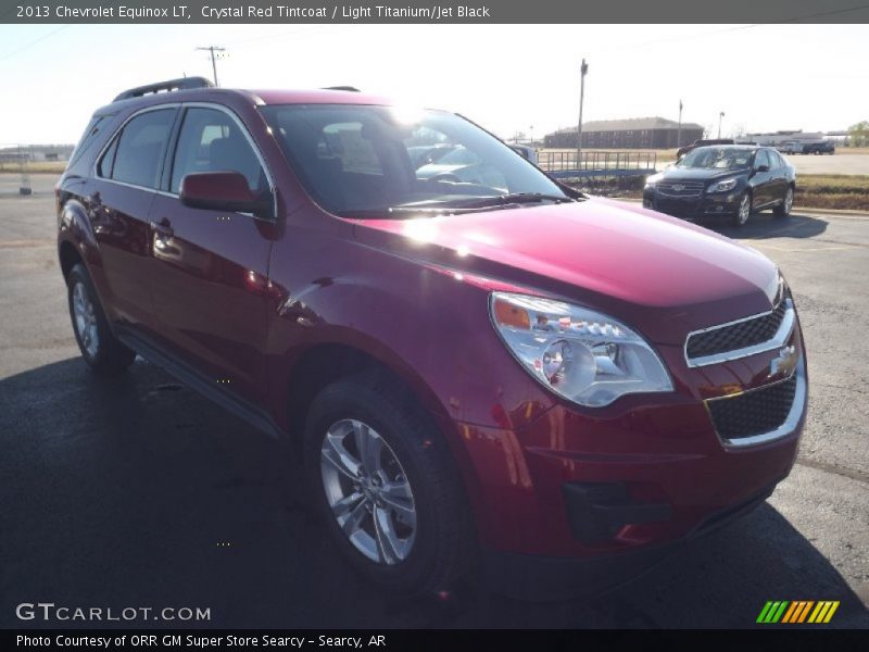 Crystal Red Tintcoat / Light Titanium/Jet Black 2013 Chevrolet Equinox LT