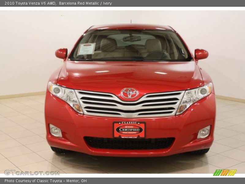 Barcelona Red Metallic / Ivory 2010 Toyota Venza V6 AWD