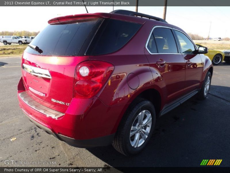 Crystal Red Tintcoat / Light Titanium/Jet Black 2013 Chevrolet Equinox LT