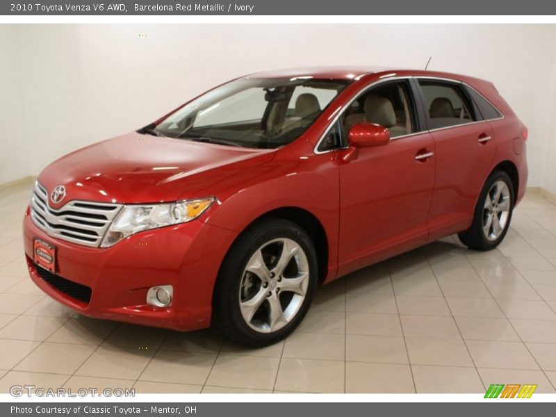 Barcelona Red Metallic / Ivory 2010 Toyota Venza V6 AWD