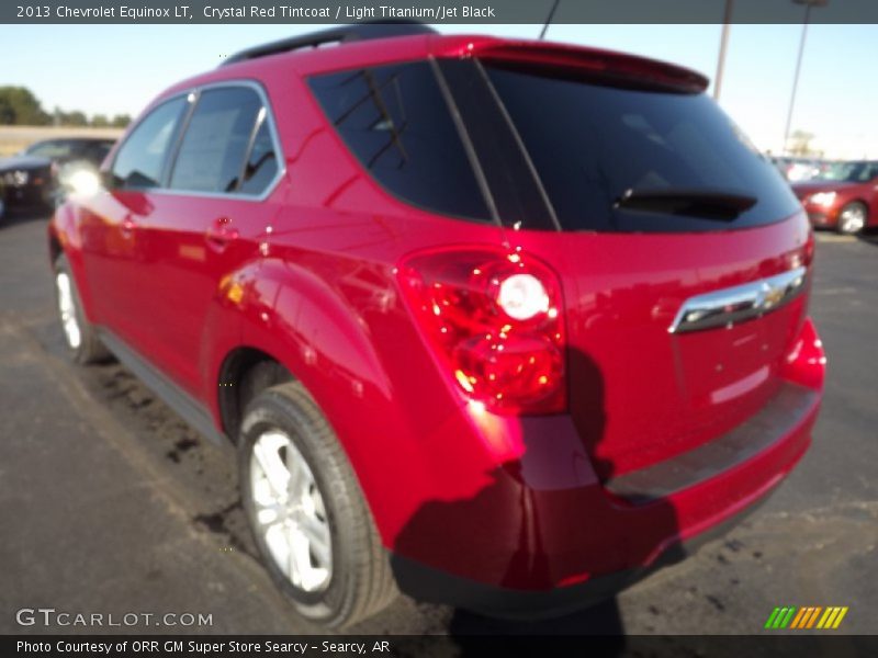 Crystal Red Tintcoat / Light Titanium/Jet Black 2013 Chevrolet Equinox LT