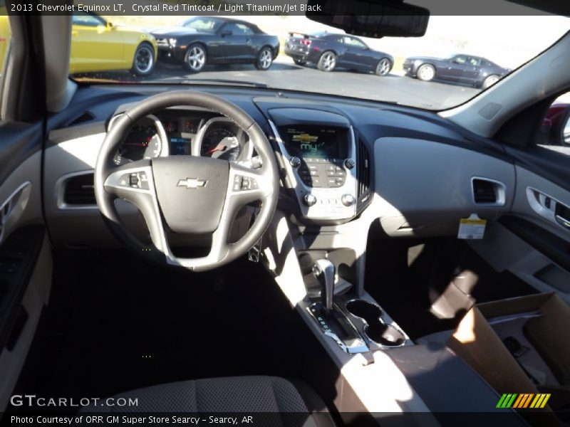 Crystal Red Tintcoat / Light Titanium/Jet Black 2013 Chevrolet Equinox LT