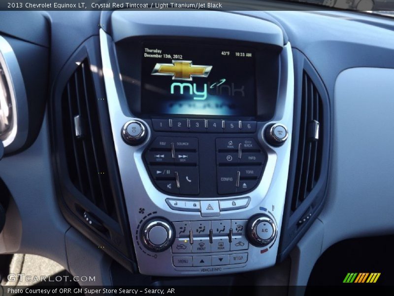 Controls of 2013 Equinox LT