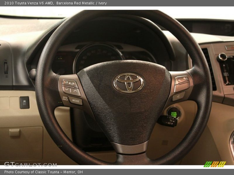 Barcelona Red Metallic / Ivory 2010 Toyota Venza V6 AWD
