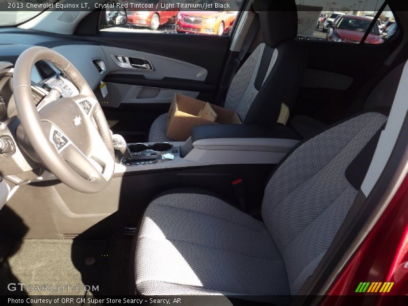 Crystal Red Tintcoat / Light Titanium/Jet Black 2013 Chevrolet Equinox LT