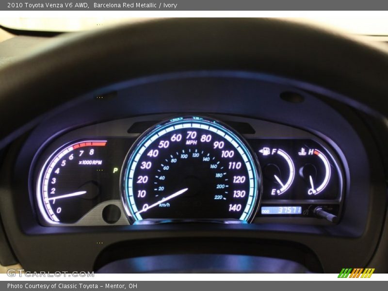 Barcelona Red Metallic / Ivory 2010 Toyota Venza V6 AWD