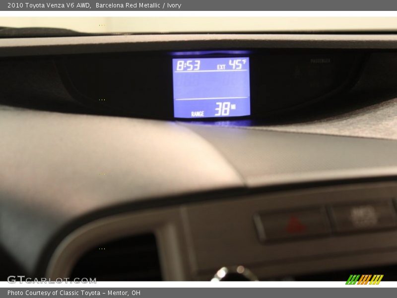 Barcelona Red Metallic / Ivory 2010 Toyota Venza V6 AWD