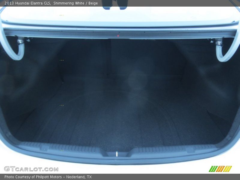 Shimmering White / Beige 2013 Hyundai Elantra GLS