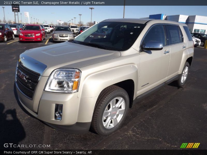 Champagne Silver Metallic / Light Titanium 2013 GMC Terrain SLE