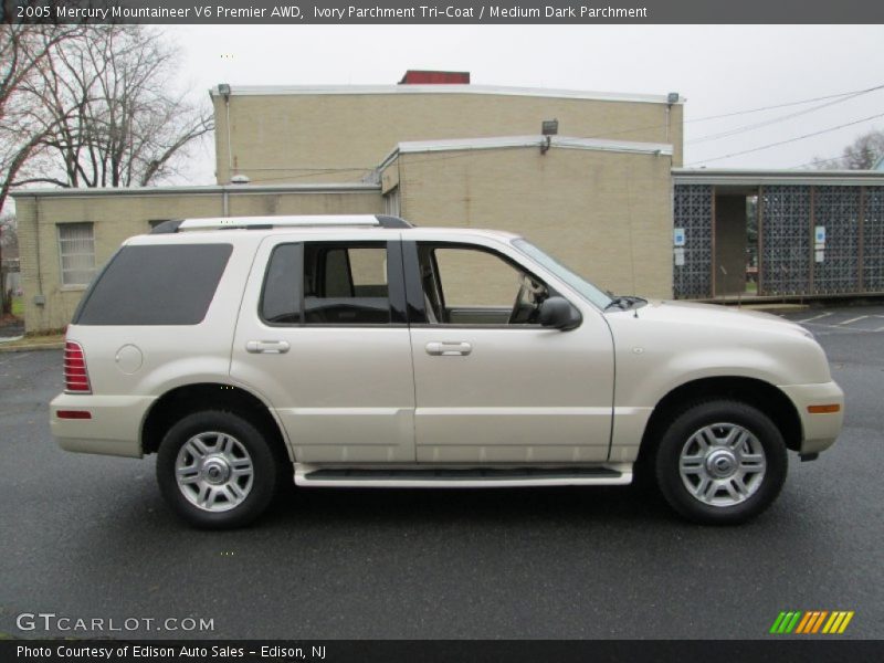 Ivory Parchment Tri-Coat / Medium Dark Parchment 2005 Mercury Mountaineer V6 Premier AWD