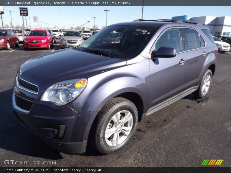 Atlantis Blue Metallic / Light Titanium/Jet Black 2013 Chevrolet Equinox LT