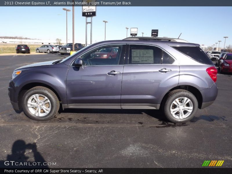 Atlantis Blue Metallic / Light Titanium/Jet Black 2013 Chevrolet Equinox LT