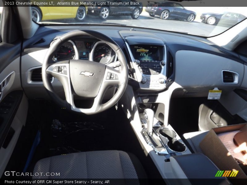 Atlantis Blue Metallic / Light Titanium/Jet Black 2013 Chevrolet Equinox LT