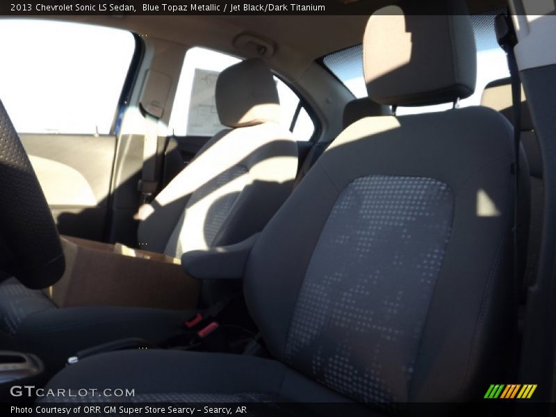 Blue Topaz Metallic / Jet Black/Dark Titanium 2013 Chevrolet Sonic LS Sedan