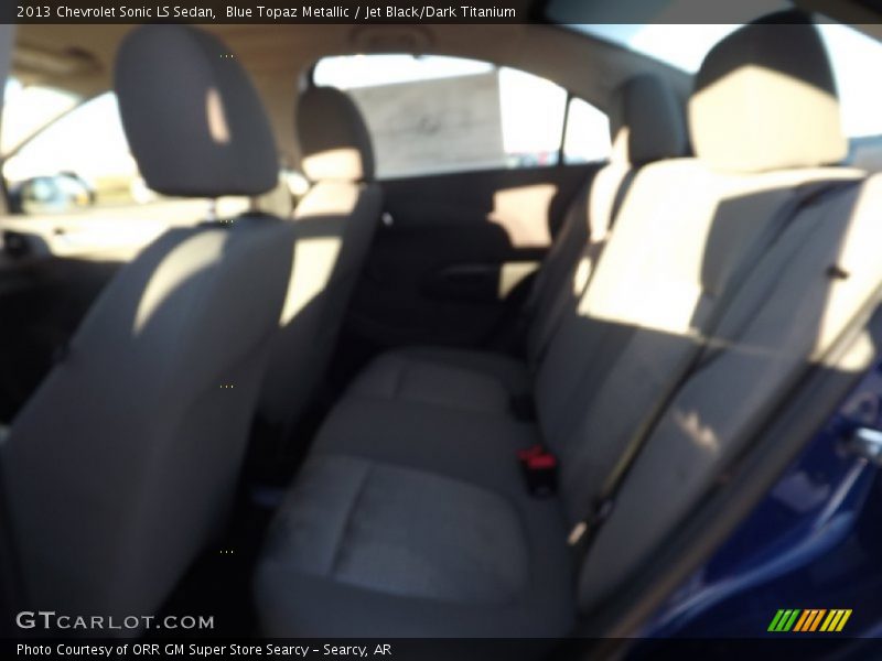 Blue Topaz Metallic / Jet Black/Dark Titanium 2013 Chevrolet Sonic LS Sedan