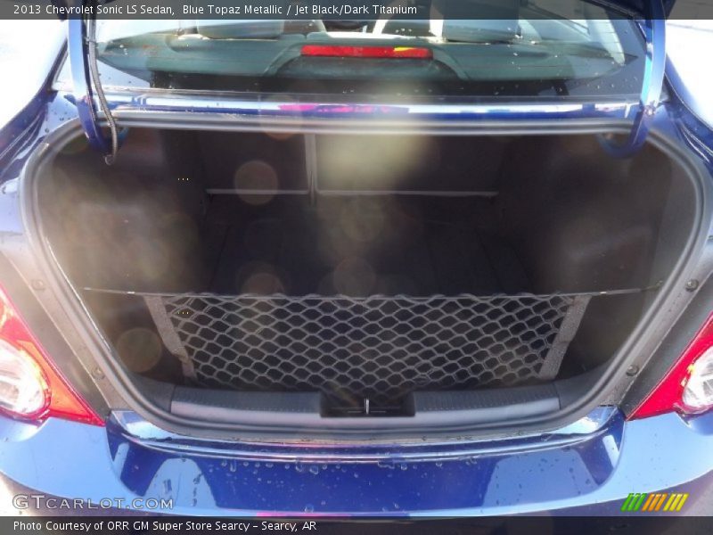 Blue Topaz Metallic / Jet Black/Dark Titanium 2013 Chevrolet Sonic LS Sedan
