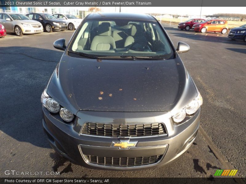 Cyber Gray Metallic / Dark Pewter/Dark Titanium 2013 Chevrolet Sonic LT Sedan