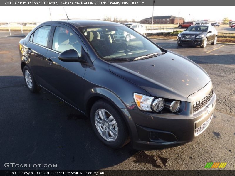 Cyber Gray Metallic / Dark Pewter/Dark Titanium 2013 Chevrolet Sonic LT Sedan