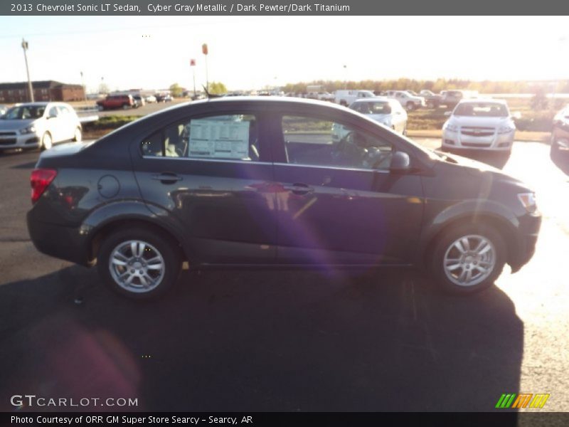 Cyber Gray Metallic / Dark Pewter/Dark Titanium 2013 Chevrolet Sonic LT Sedan