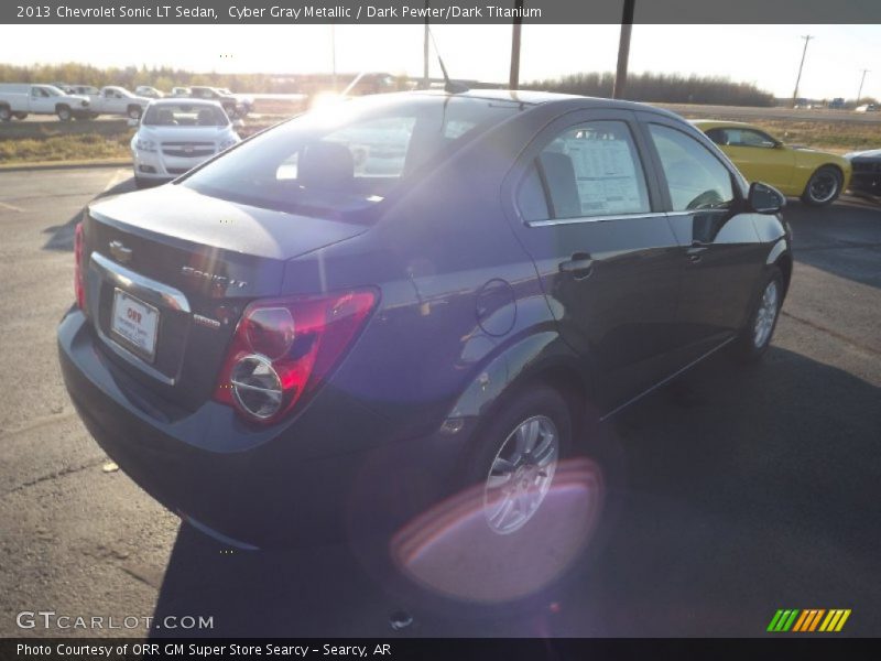 Cyber Gray Metallic / Dark Pewter/Dark Titanium 2013 Chevrolet Sonic LT Sedan