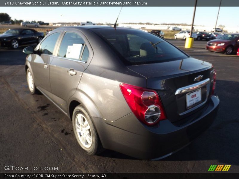 Cyber Gray Metallic / Dark Pewter/Dark Titanium 2013 Chevrolet Sonic LT Sedan