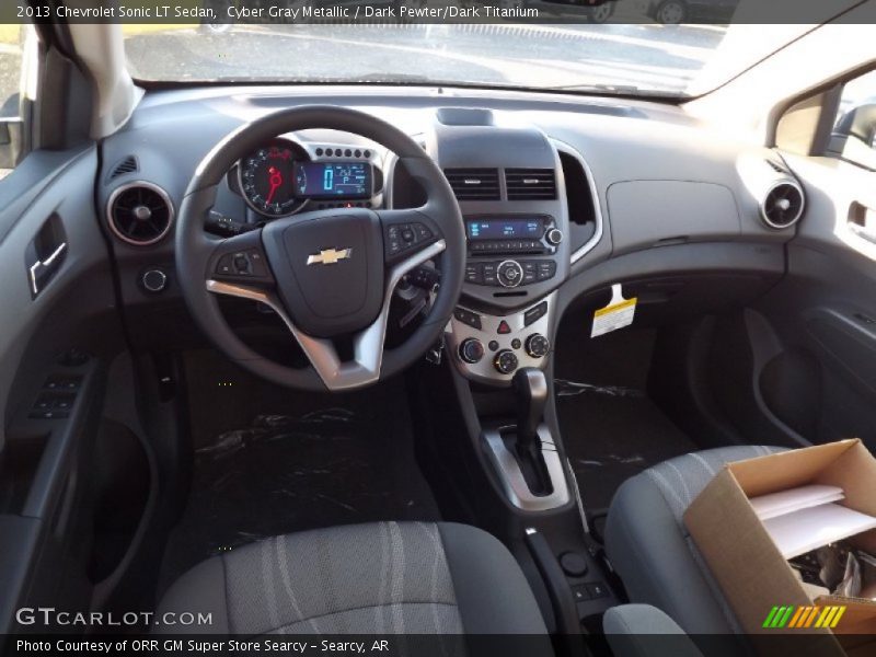 Cyber Gray Metallic / Dark Pewter/Dark Titanium 2013 Chevrolet Sonic LT Sedan