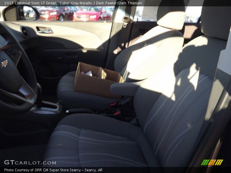 Cyber Gray Metallic / Dark Pewter/Dark Titanium 2013 Chevrolet Sonic LT Sedan