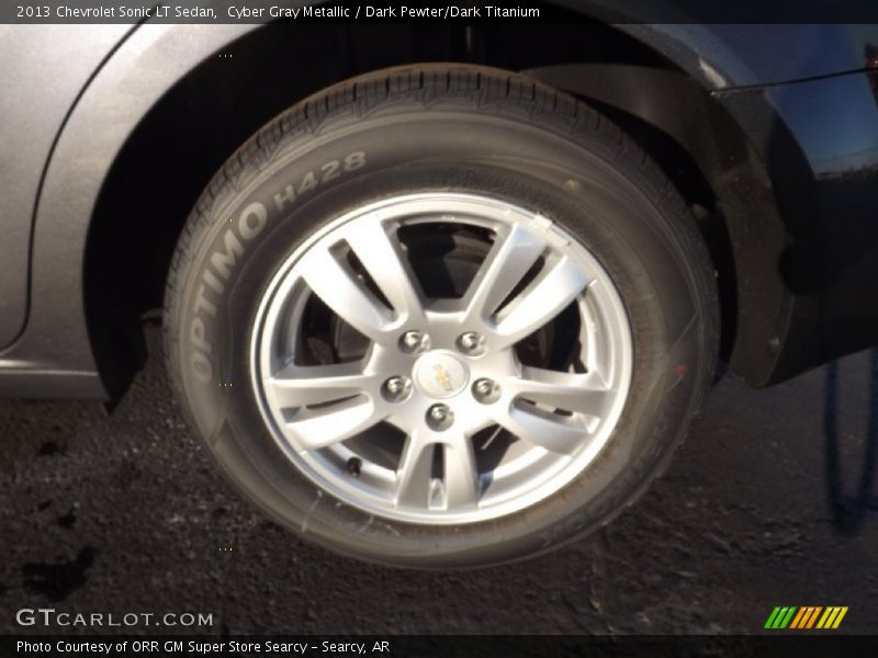 Cyber Gray Metallic / Dark Pewter/Dark Titanium 2013 Chevrolet Sonic LT Sedan