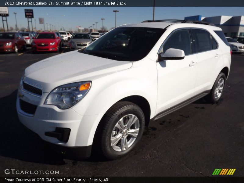 Summit White / Light Titanium/Jet Black 2013 Chevrolet Equinox LT
