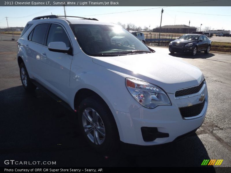 Summit White / Light Titanium/Jet Black 2013 Chevrolet Equinox LT