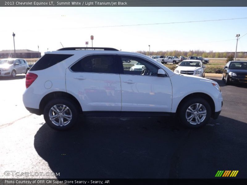 Summit White / Light Titanium/Jet Black 2013 Chevrolet Equinox LT