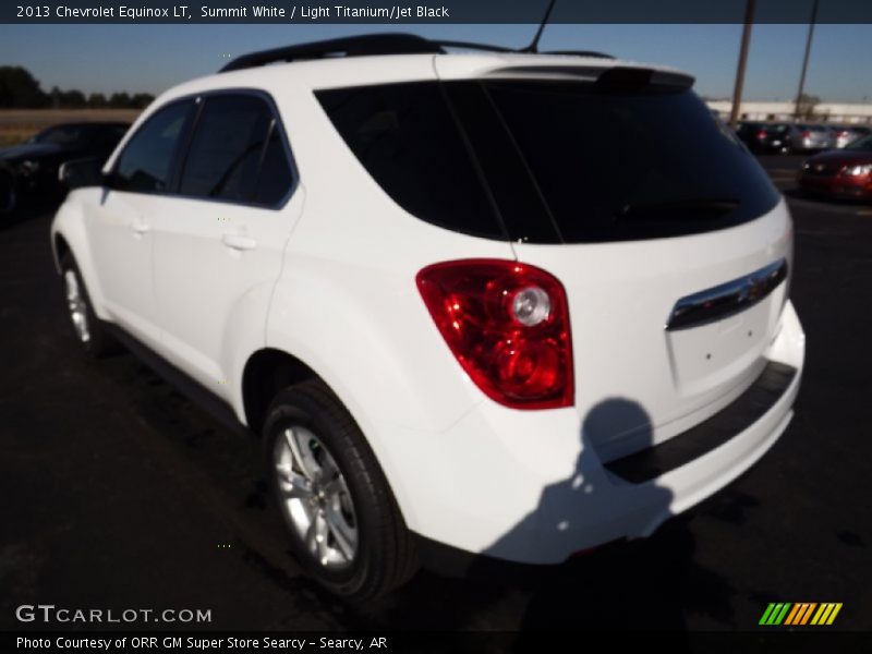 Summit White / Light Titanium/Jet Black 2013 Chevrolet Equinox LT